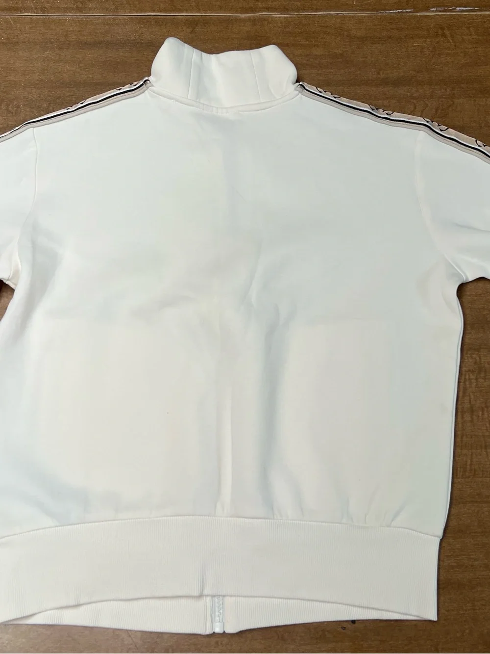 Guess Cream Track Jacket & Leggings with Beige Logo Trim - Picture 3 of 9